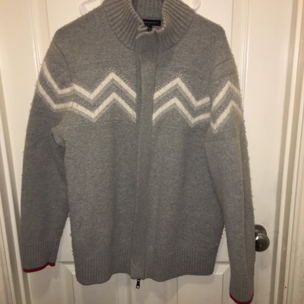 Mens zip up sweater